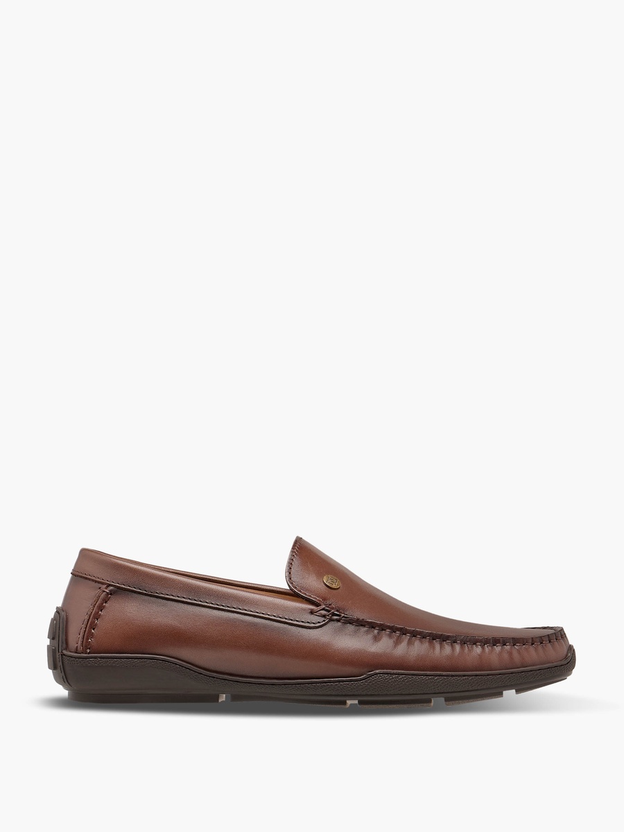 Men Slip-On Leather Moccasins