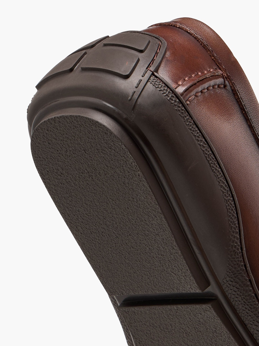 Men Slip-On Leather Moccasins