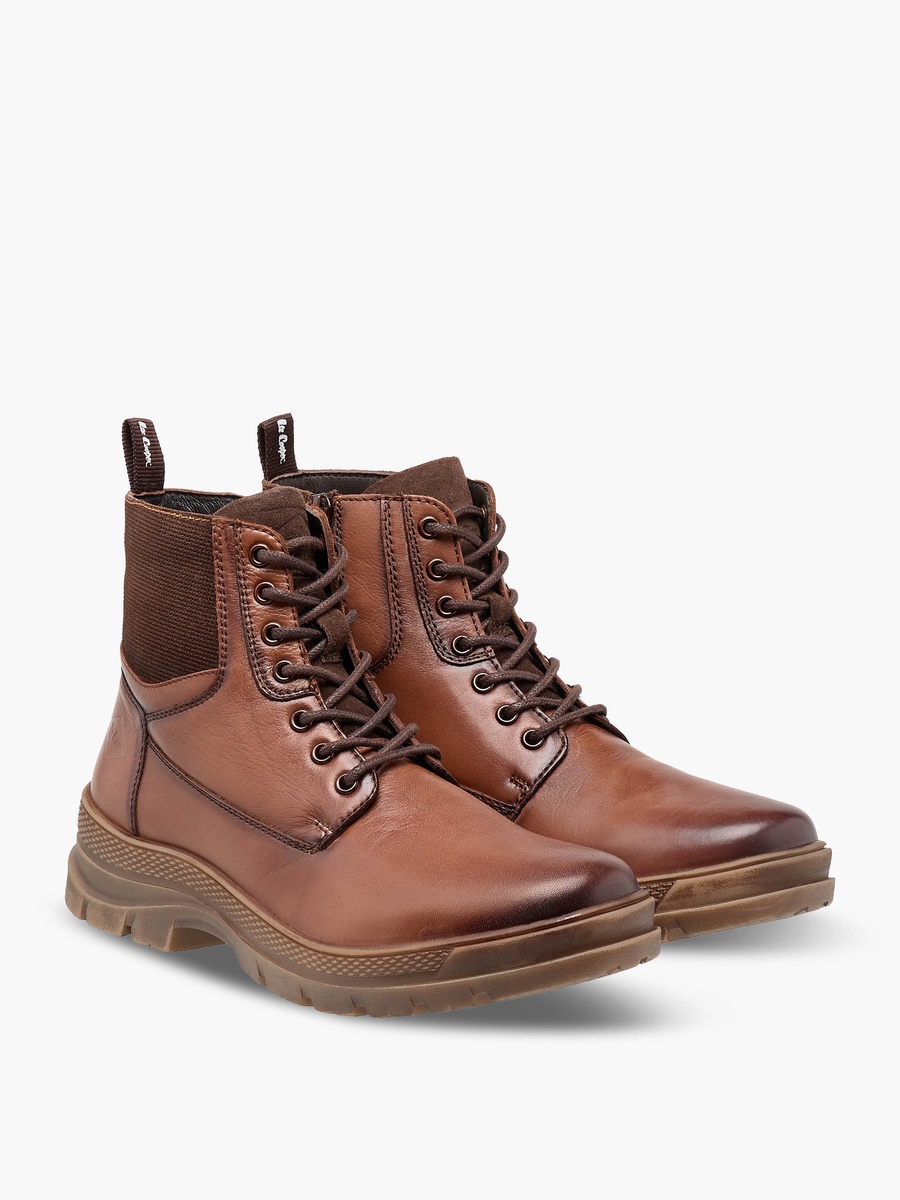 Men Leather Ankle Boot