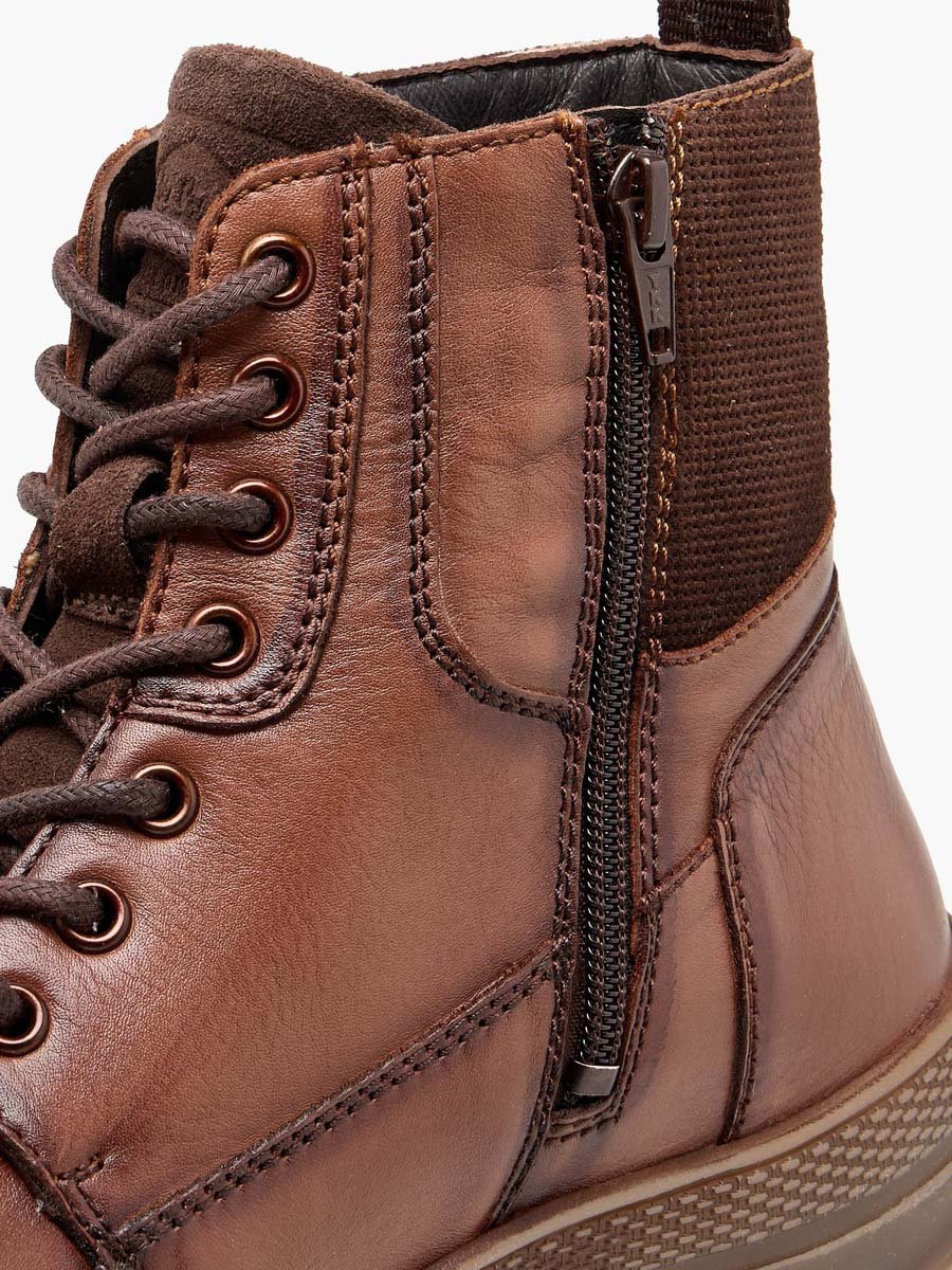Men Leather Ankle Boot