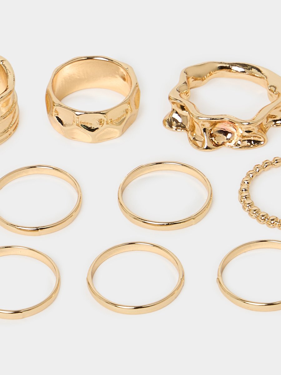 Pack of 10 - Assorted Rings