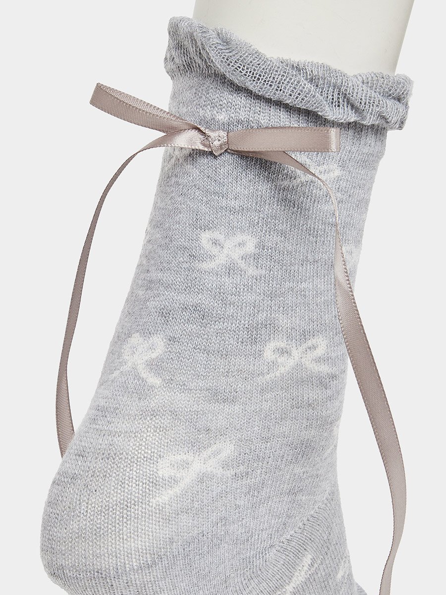 Pack of 2 - Ribbon Detail Socks