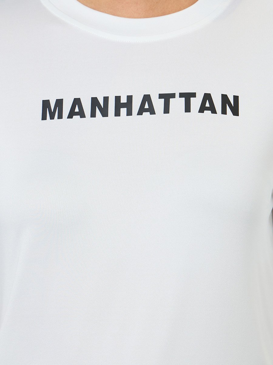 Women White Slogan Oversized T-Shirt