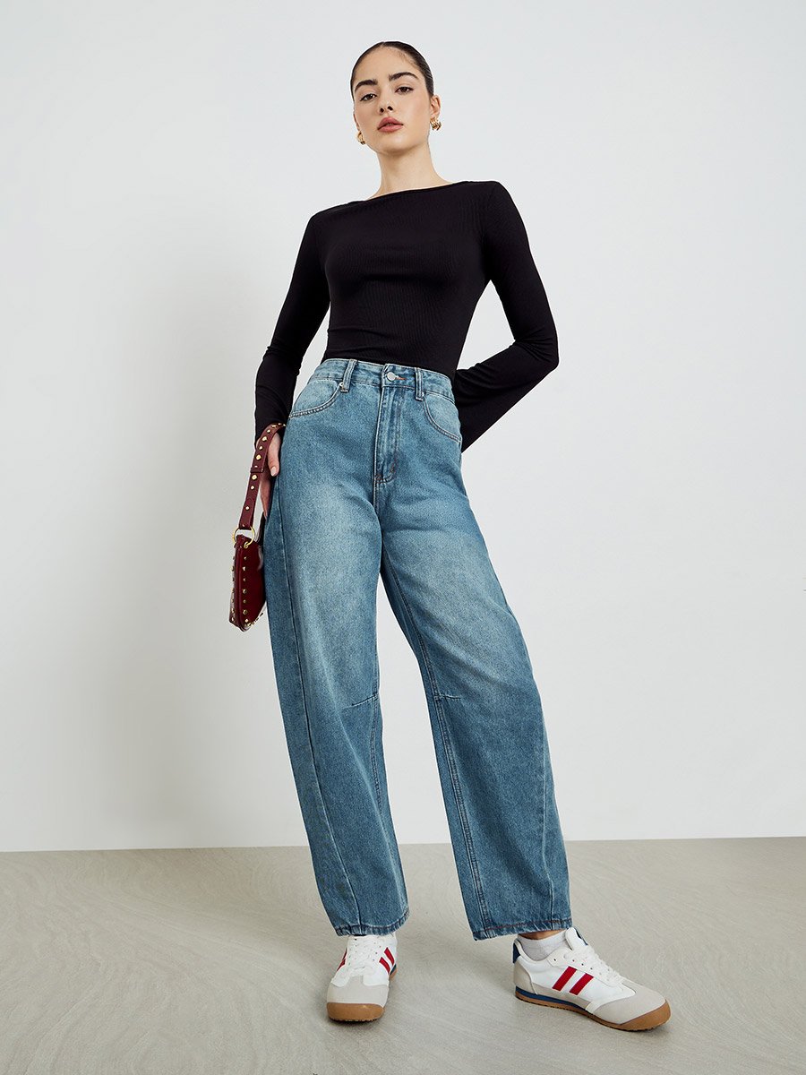 Pack of 2 - Bell Sleeves Knitted Top