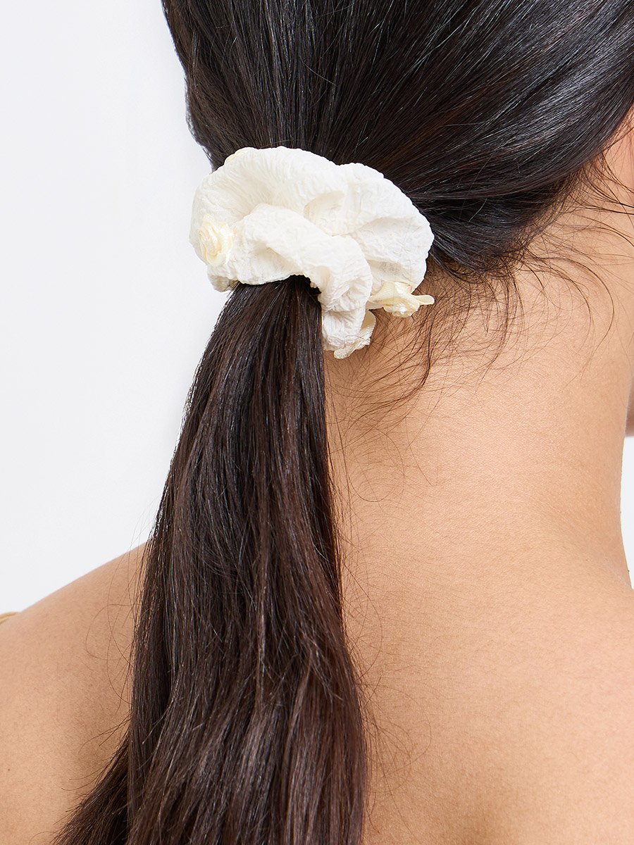 Pack of 3 - Floral Scrunchies