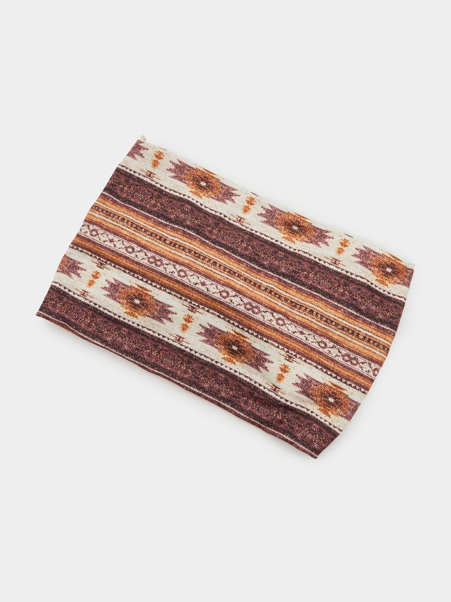 Women Boho Printed Knotted Headband