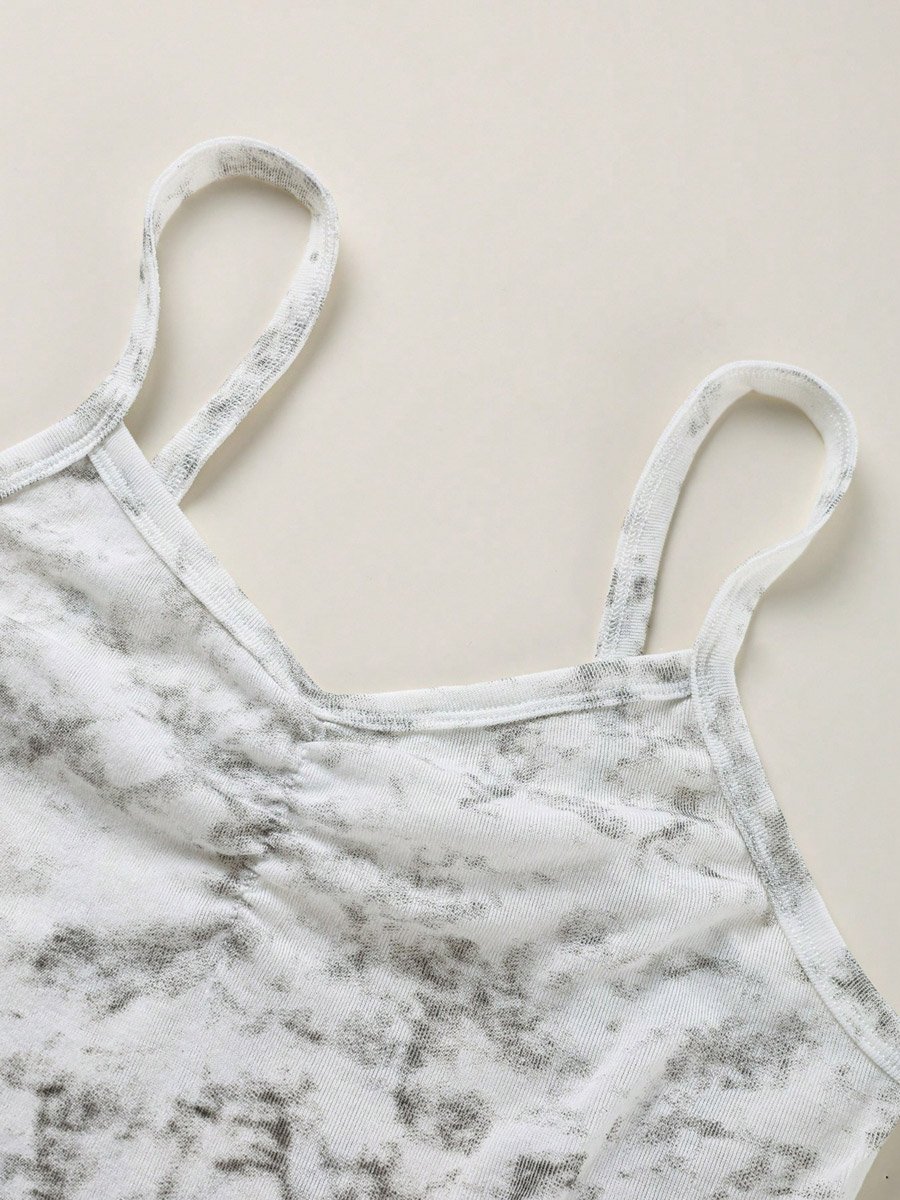 Printed Cami with Shorts Pyjama Set