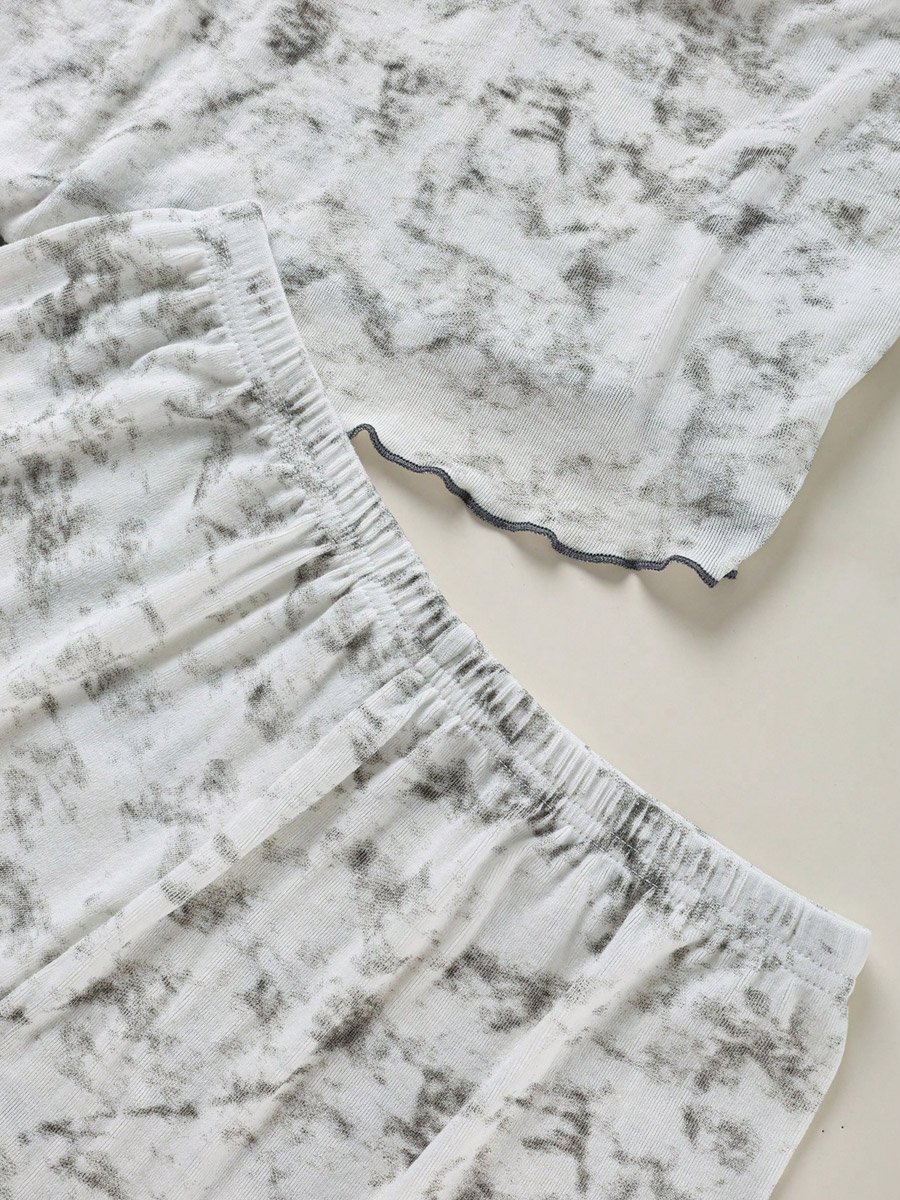 Printed Cami with Shorts Pyjama Set