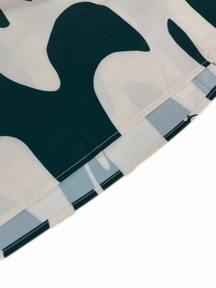 Women Green Printed Knee-Length Dress