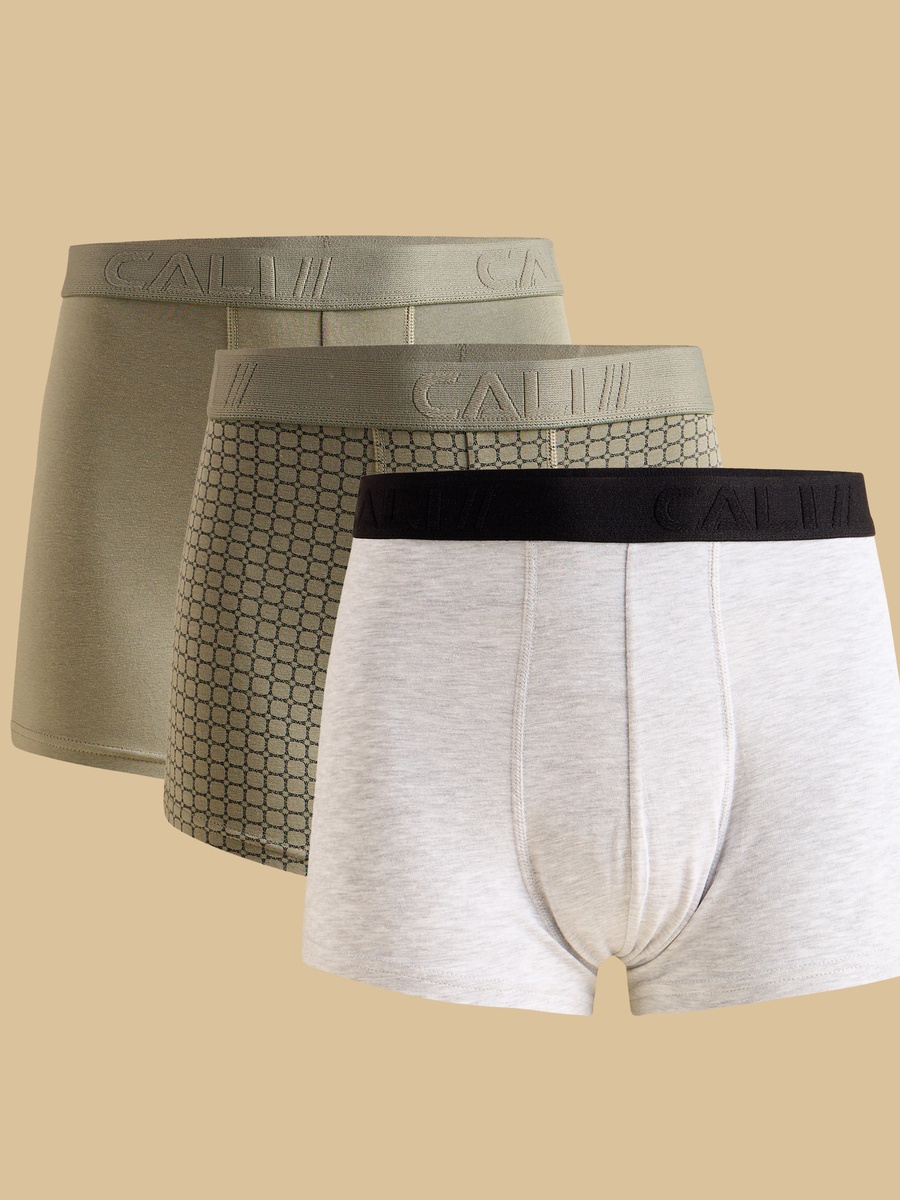 Pack of 3 - Assorted Hipster Trunks