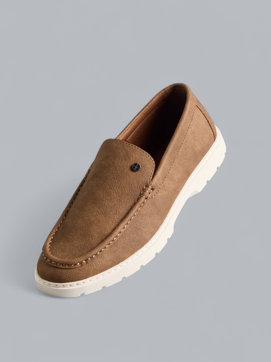 Plain Slip-On Loafers
