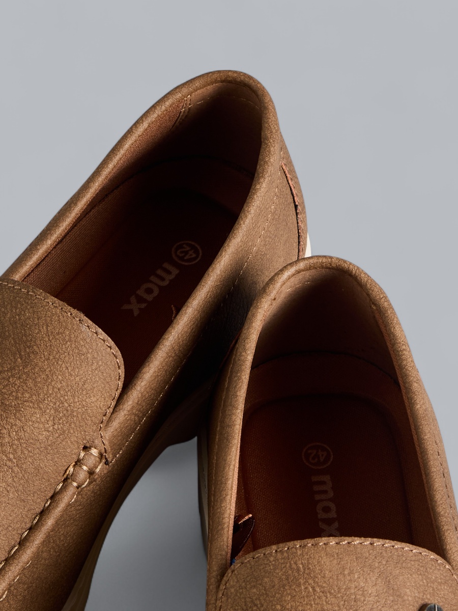 Plain Slip-On Loafers
