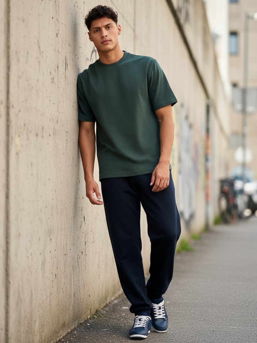 Textured Ottoman T-Shirt
