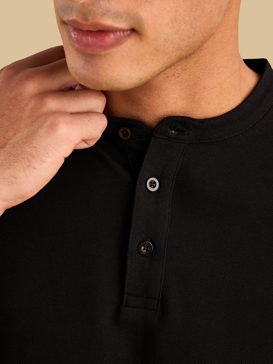 Mandarin Collar T-Shirt