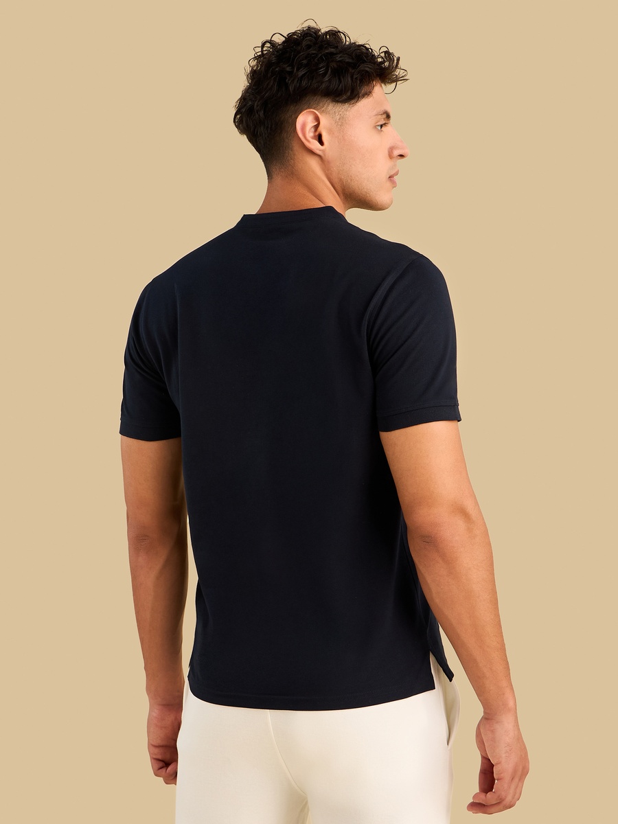 Mandarin Collar T-Shirt
