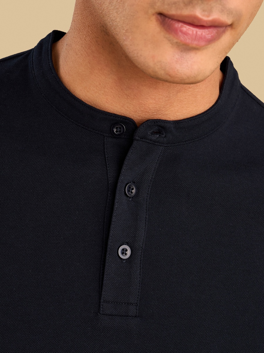Mandarin Collar T-Shirt