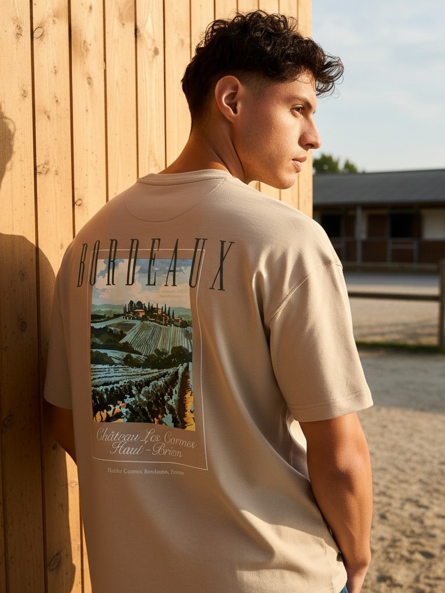 Bordeaux Print T-Shirt