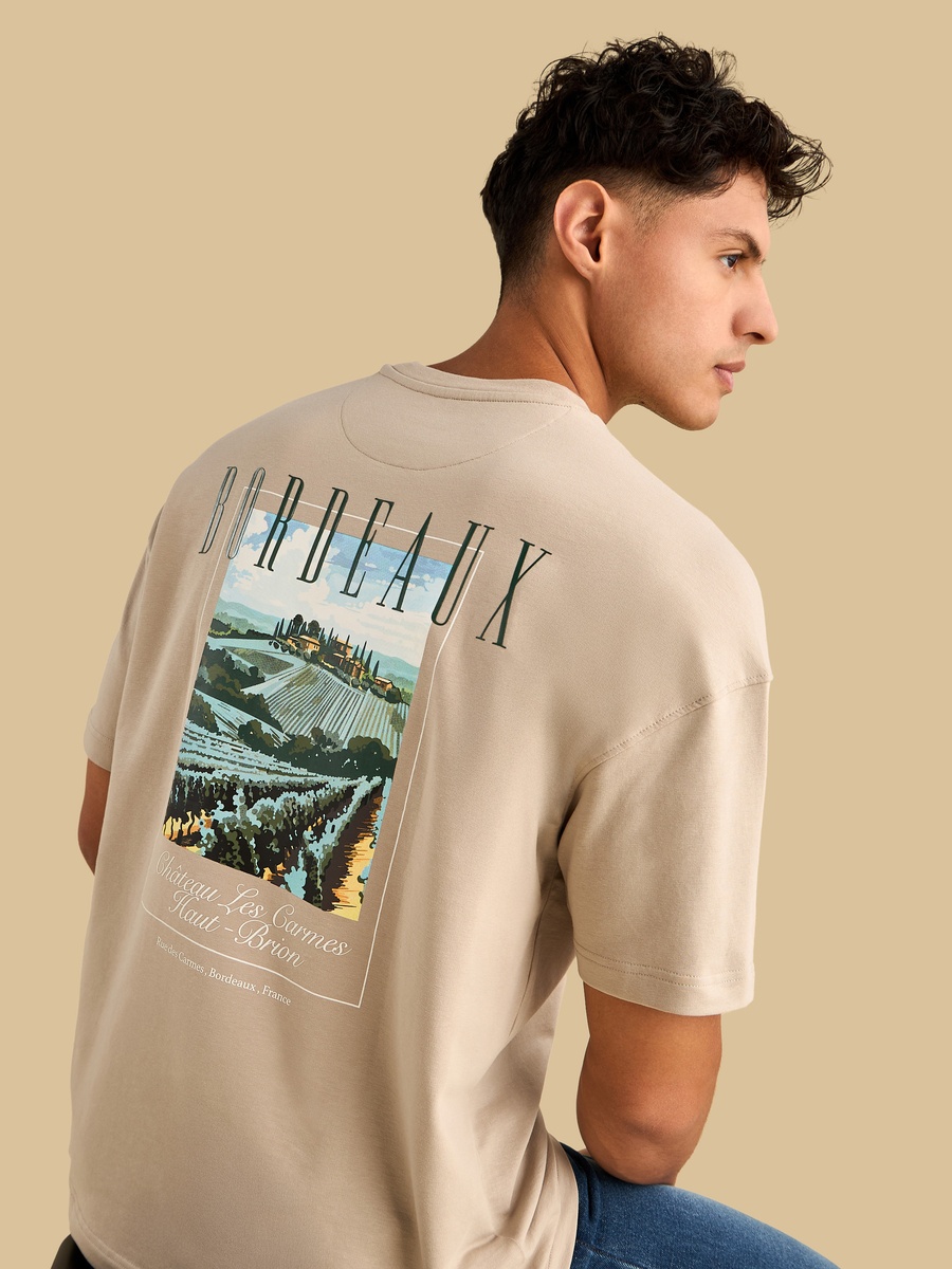 Bordeaux Print T-Shirt