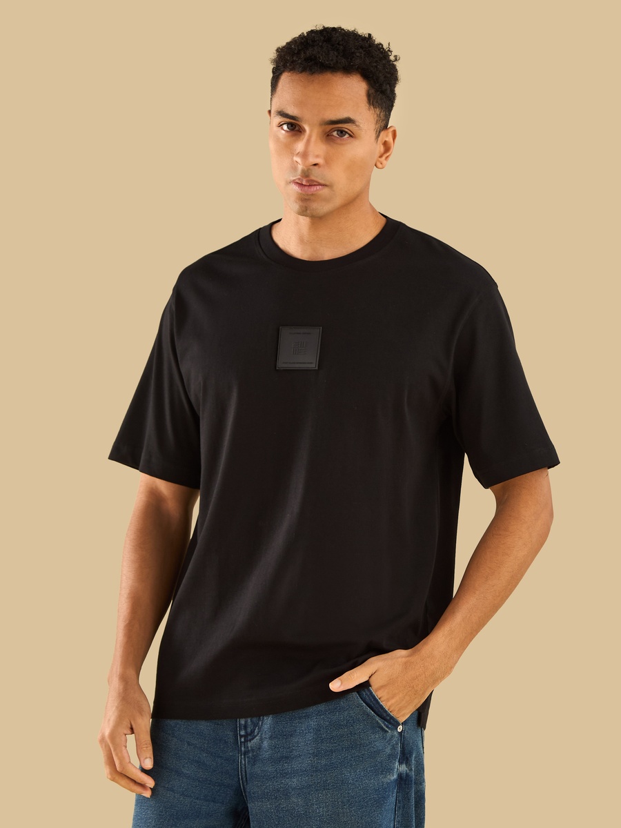 Applique Accent Jersey T-Shirt