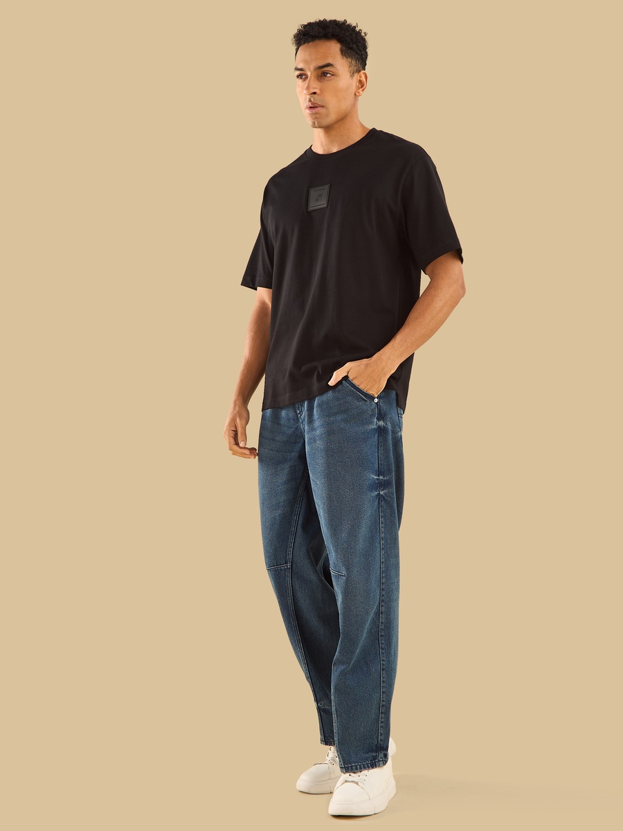 Applique Accent Jersey T-Shirt
