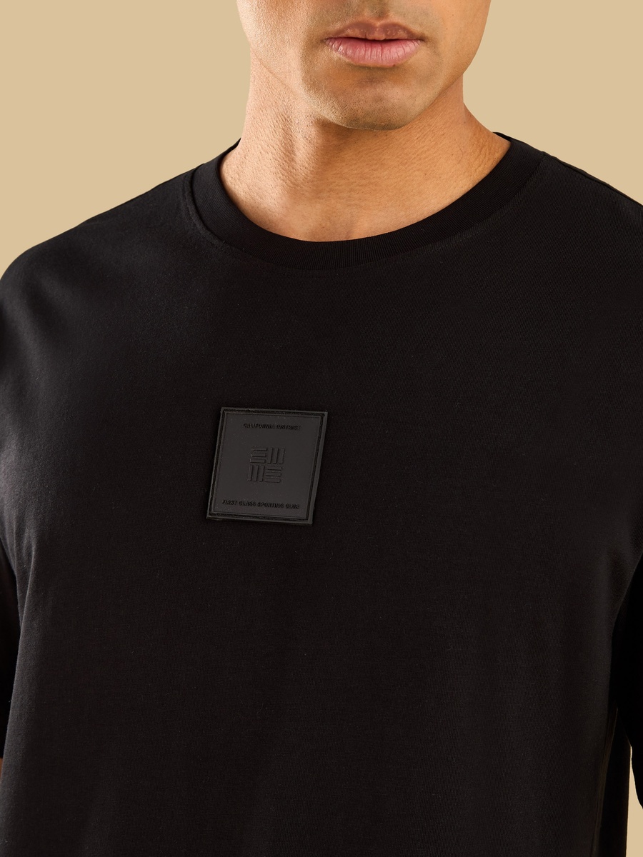 Applique Accent Jersey T-Shirt