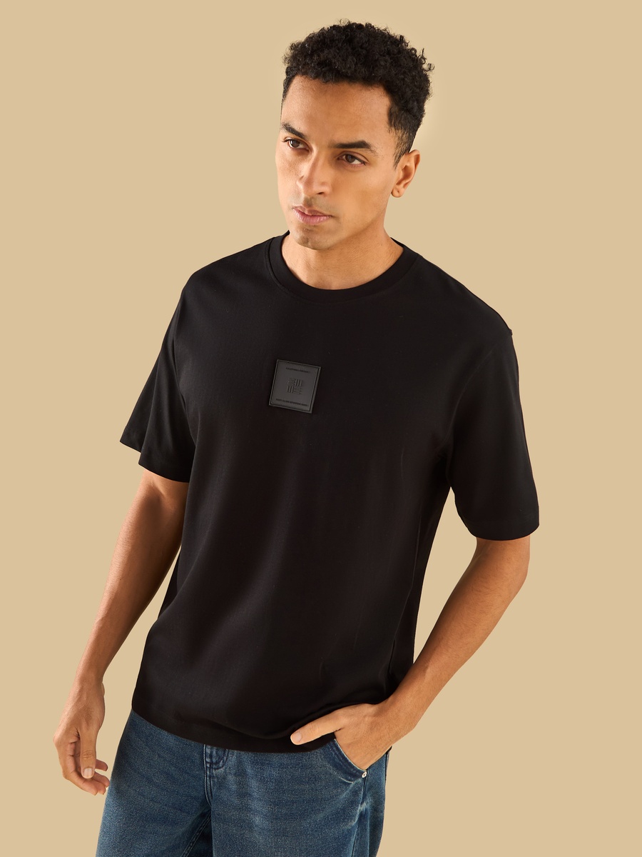 Applique Accent Jersey T-Shirt