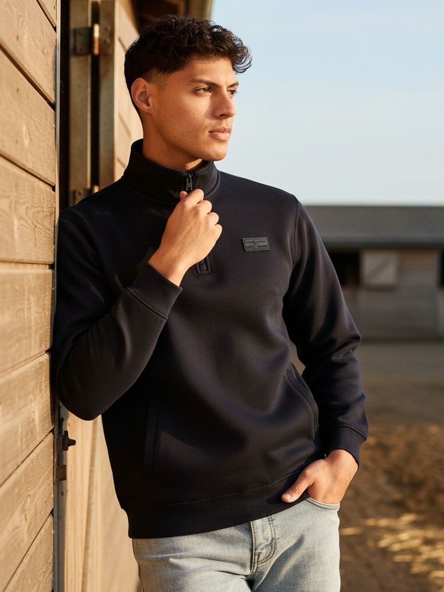 Half Zip Sweatshirt