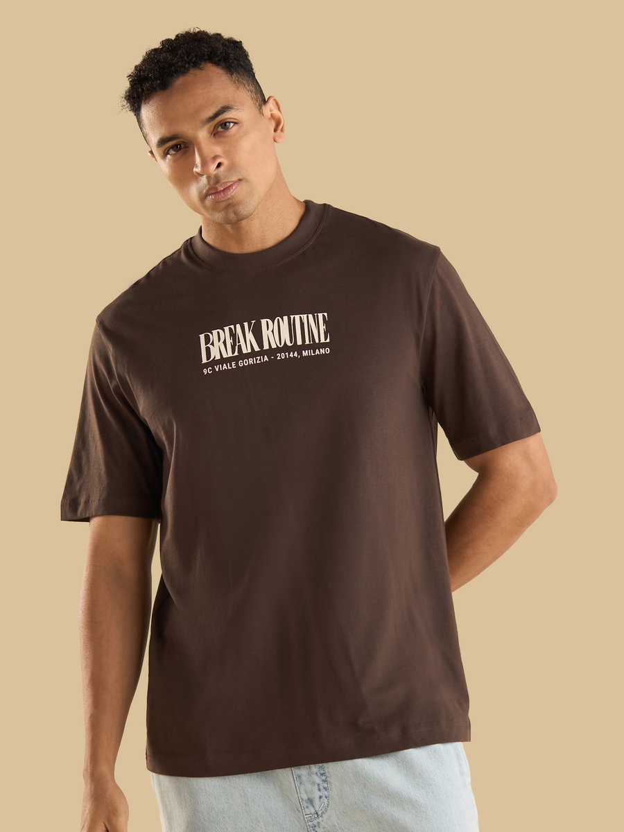 Typographic Print T-Shirt