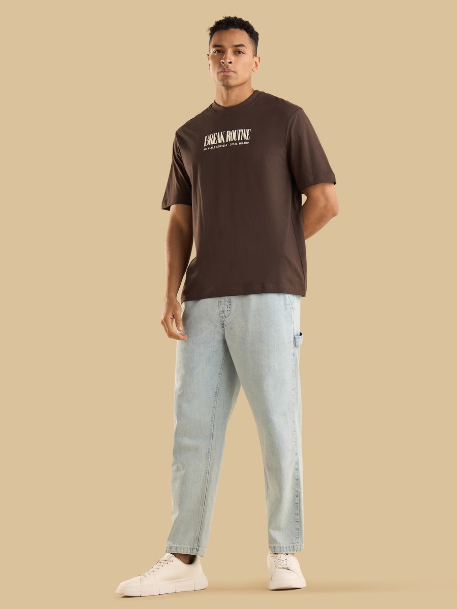 Typographic Print T-Shirt