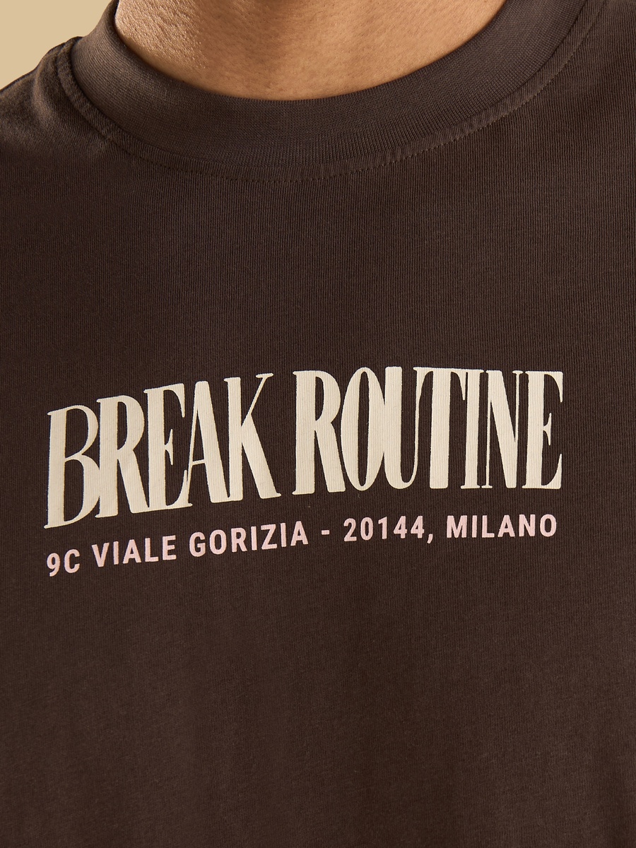 Typographic Print T-Shirt