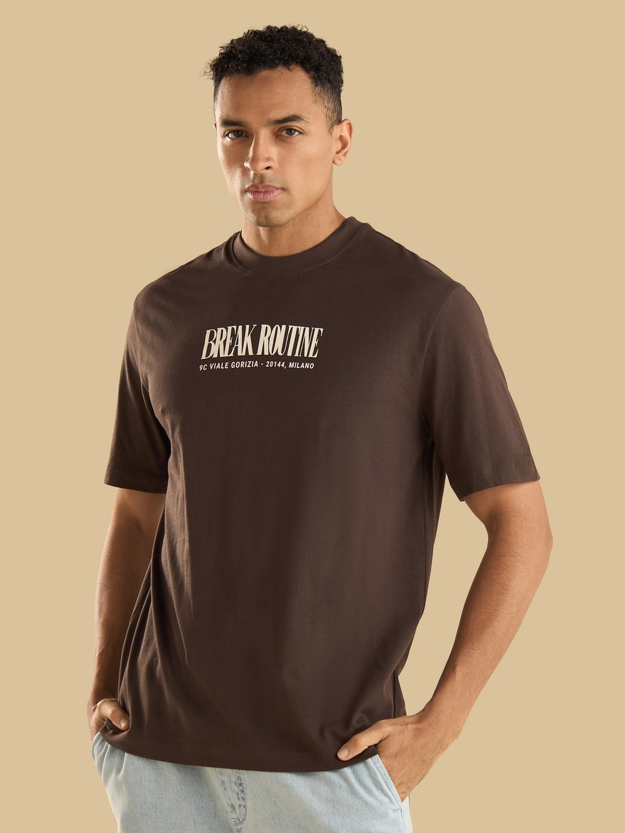 Typographic Print T-Shirt