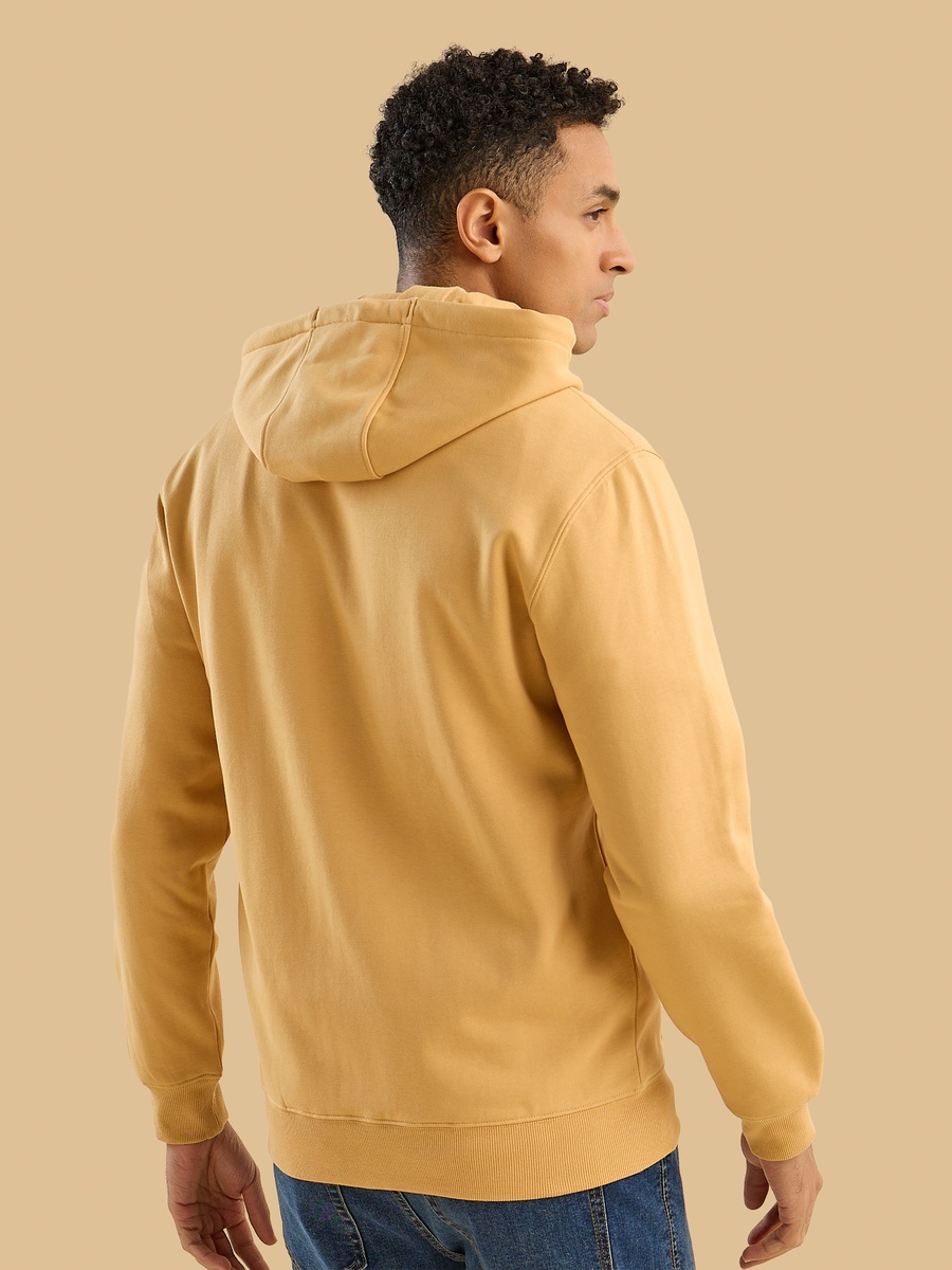 Printed Zip Through Hoodie