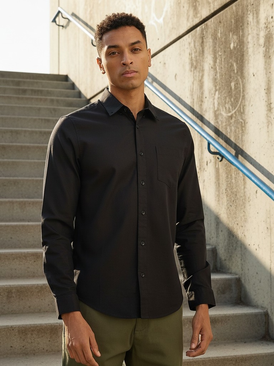 Oxford Shirt with Chest Pocket