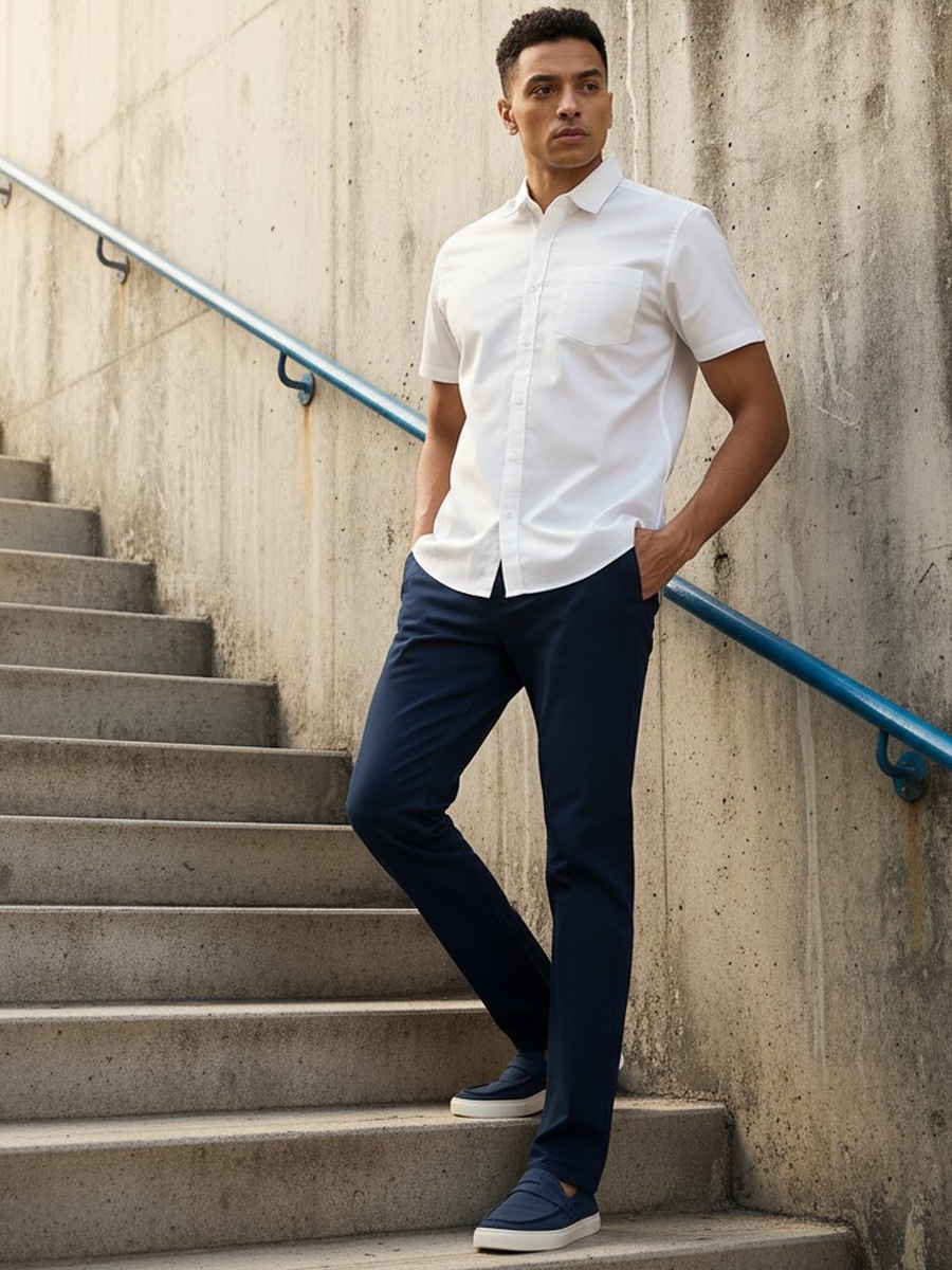 Oxford Shirt with Chest Pocket