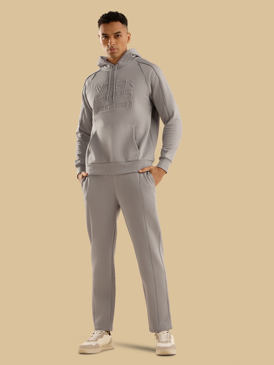 Relaxed Fit Track Pants with Piping