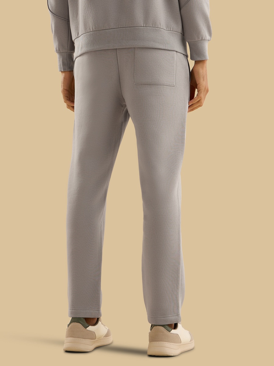 Relaxed Fit Track Pants with Piping