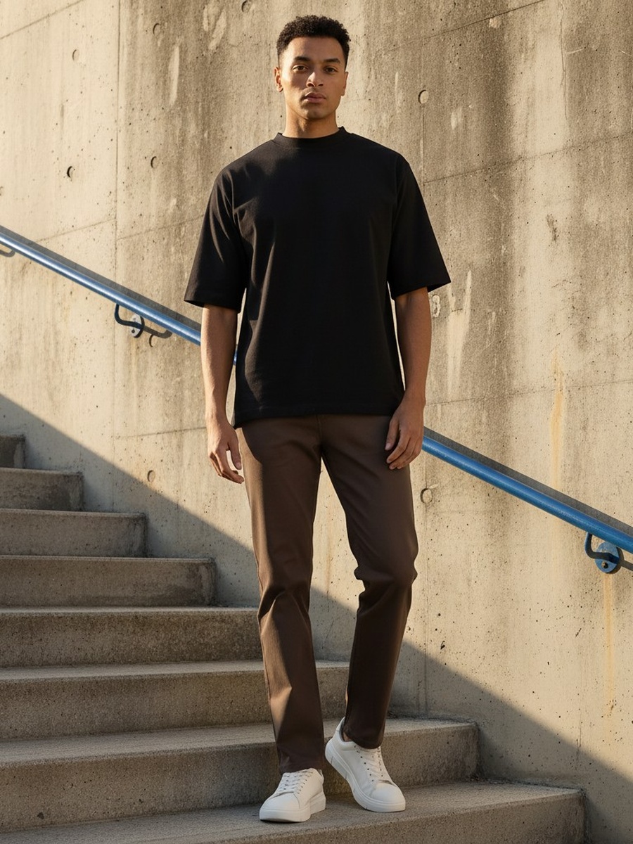 Slim Fit Chinos with Pockets