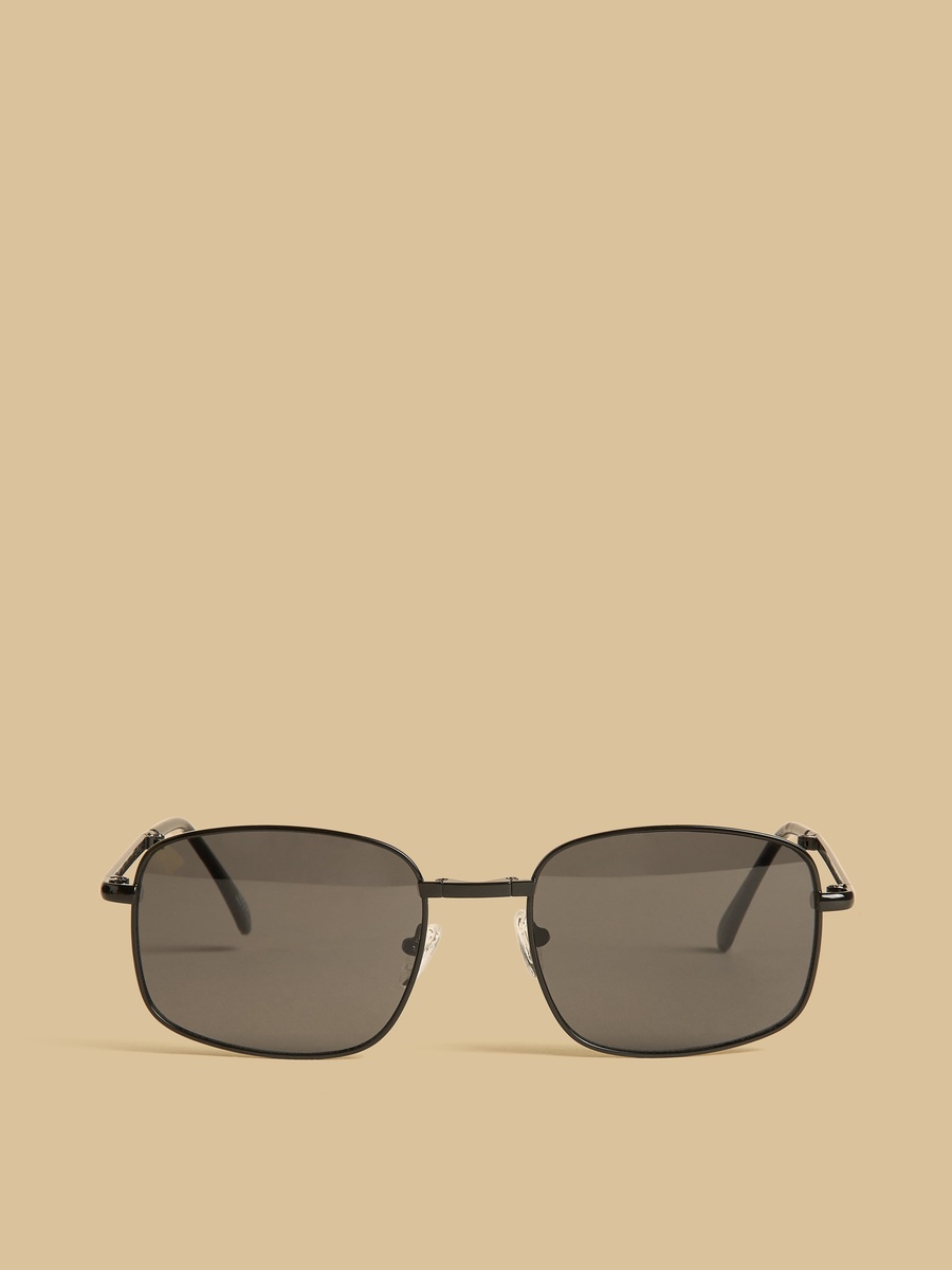 Tinted Metal Sunglasses with Case