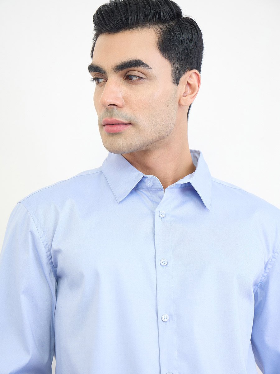 Men Regular Fit Solid Shirt