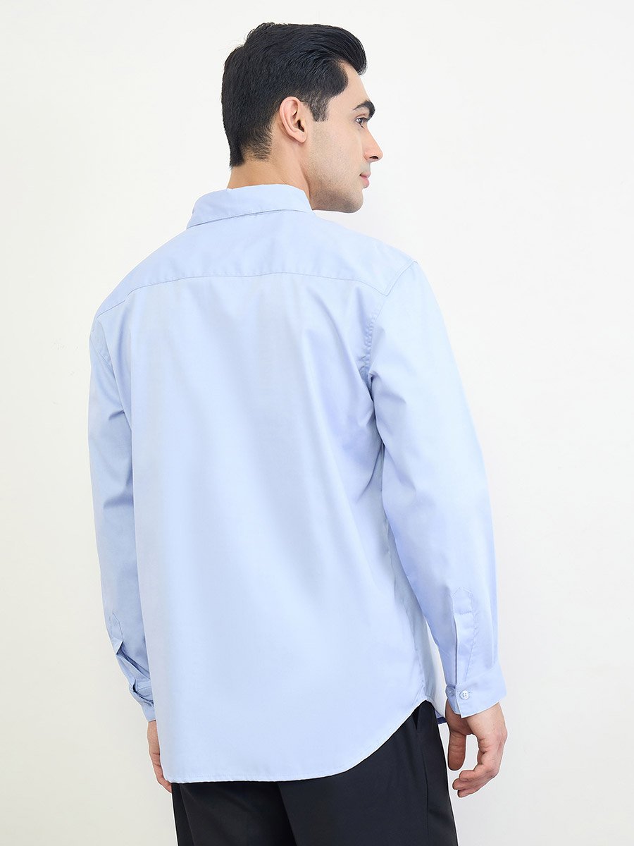 Men Regular Fit Solid Shirt