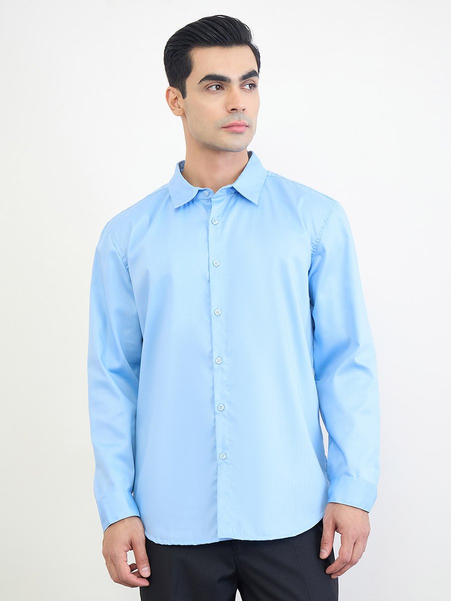 Men Regular Fit Solid Shirt