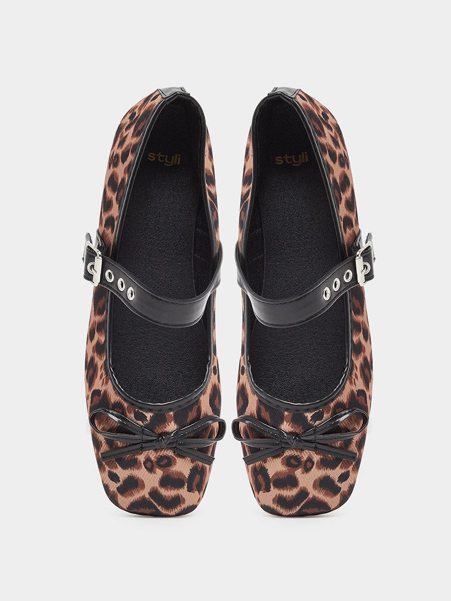 Leopard Print Ballerinas