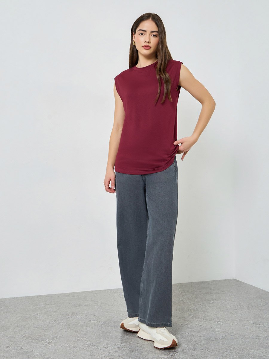 Pack of 2 - Sleeveless Basic T-Shirt
