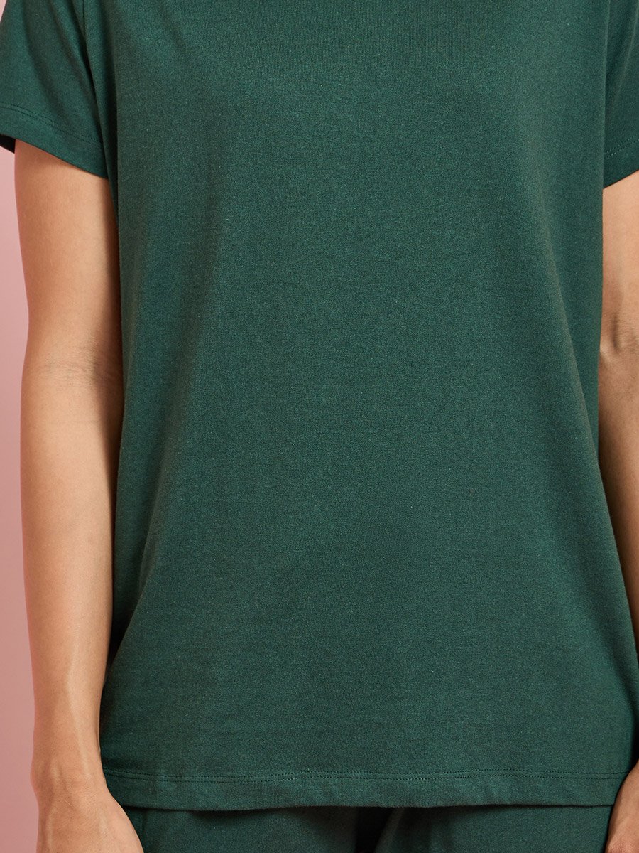 Pack of 3 - Solid Short Sleeve T-Shirt, Shorts and Pyjama Set