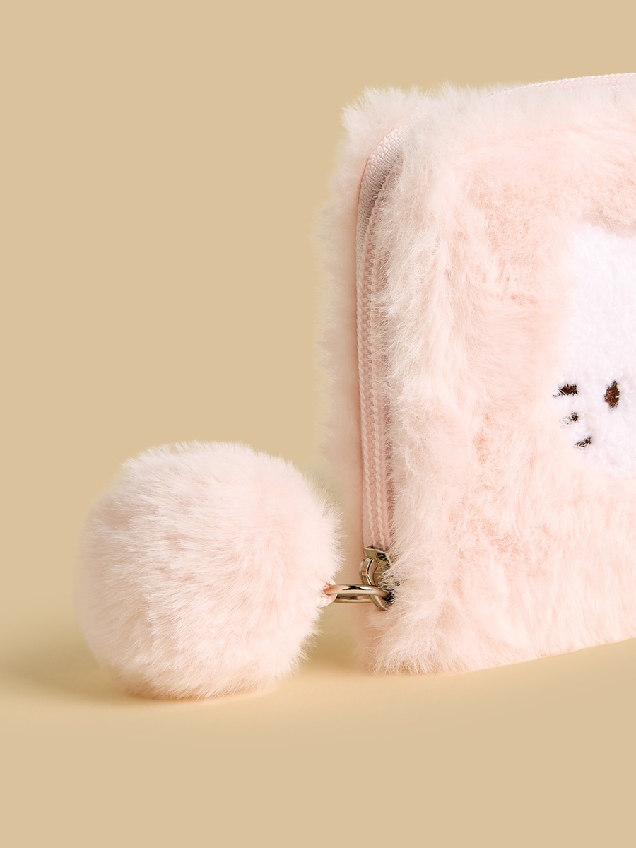 Hello Kitty Wallet with Pom-Pom Detail