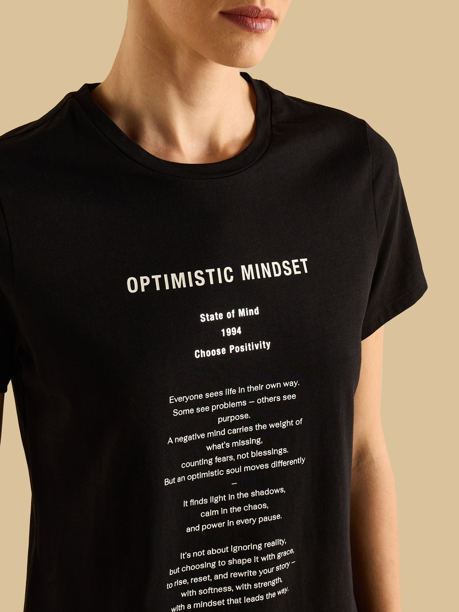 Slogan Print T-Shirt