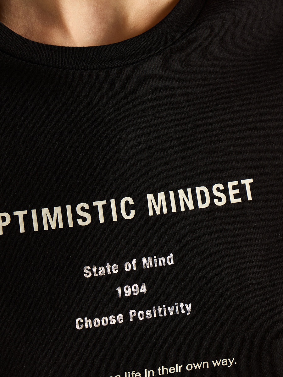 Slogan Print T-Shirt