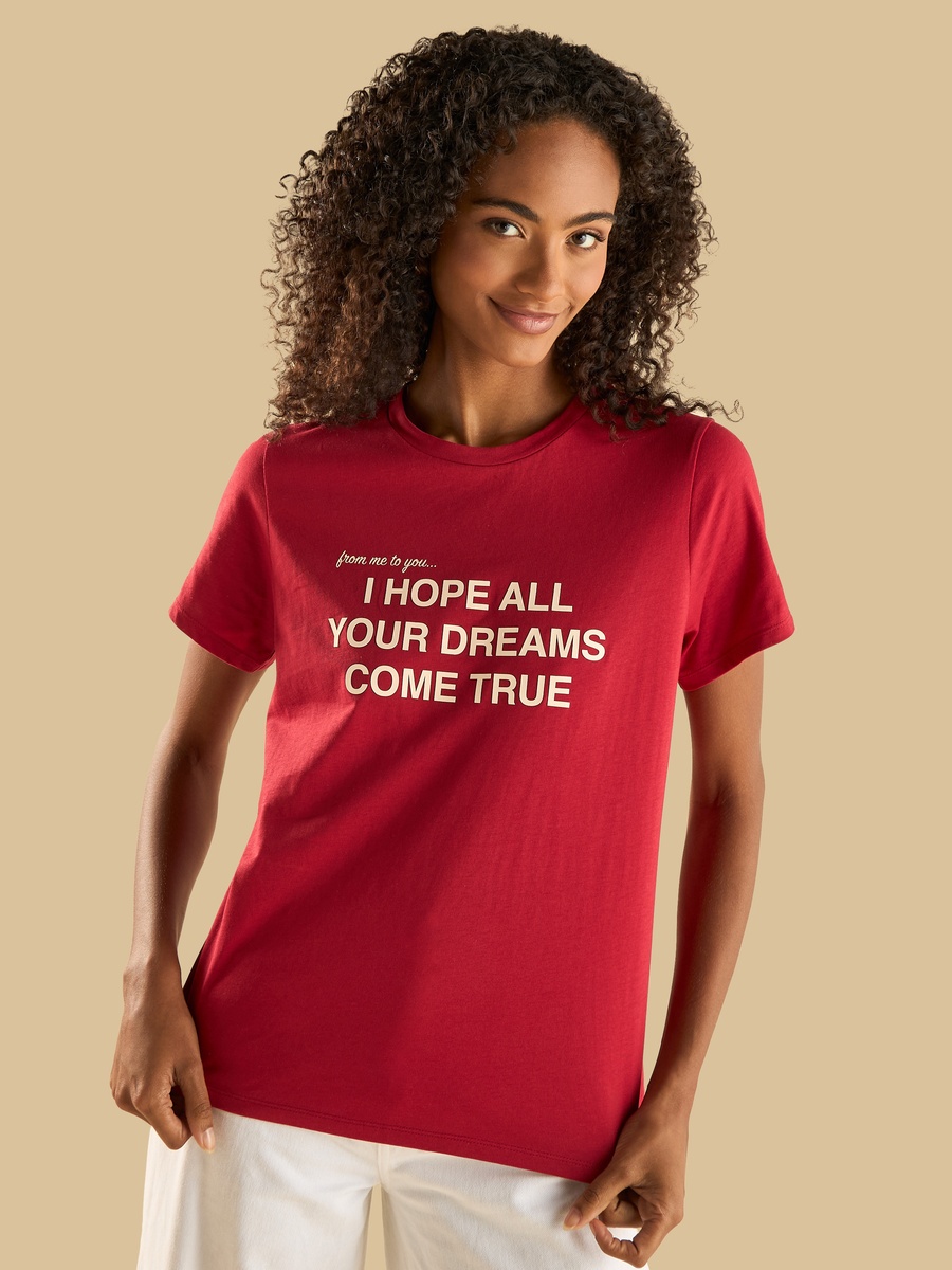 Slogan Print T-Shirt