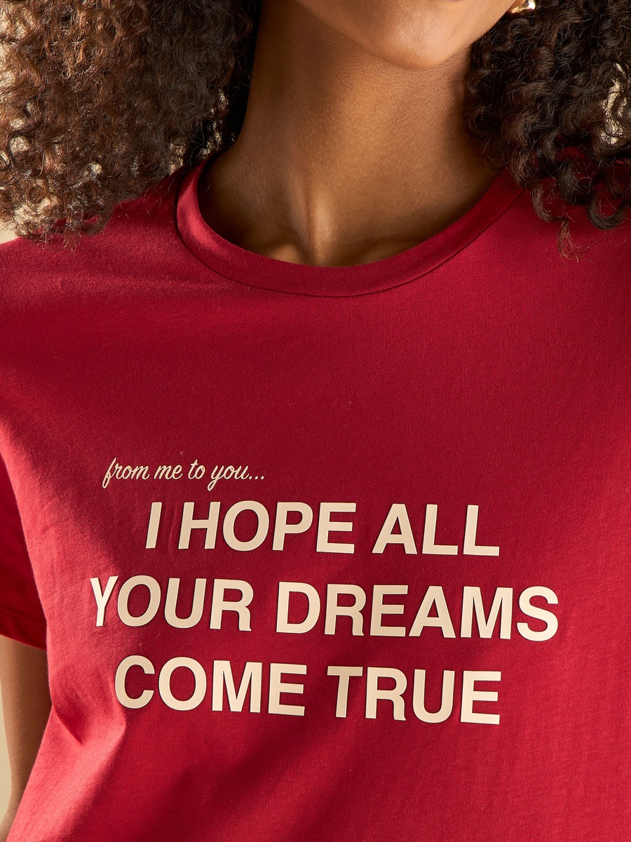 Slogan Print T-Shirt