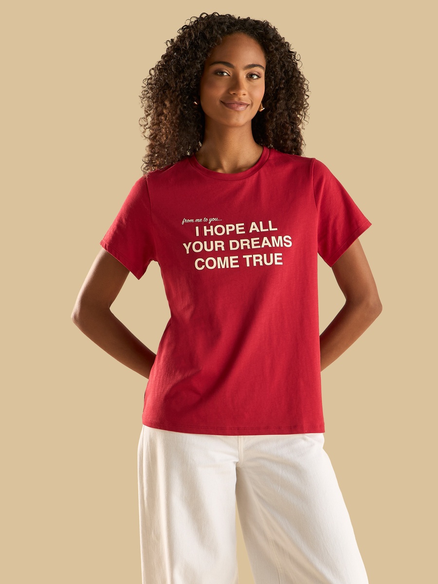 Slogan Print T-Shirt